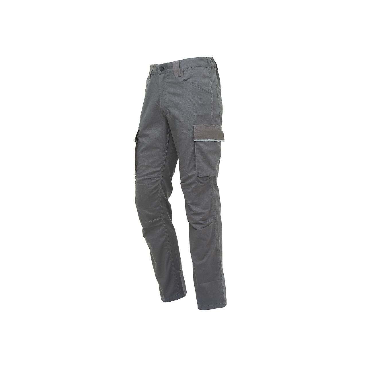 Pantalone da lavoro cargo stretch con tasche grigio Crazy U-Power