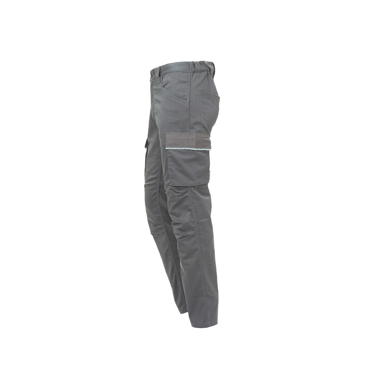 Pantalone da lavoro cargo stretch con tasche grigio Crazy U-Power