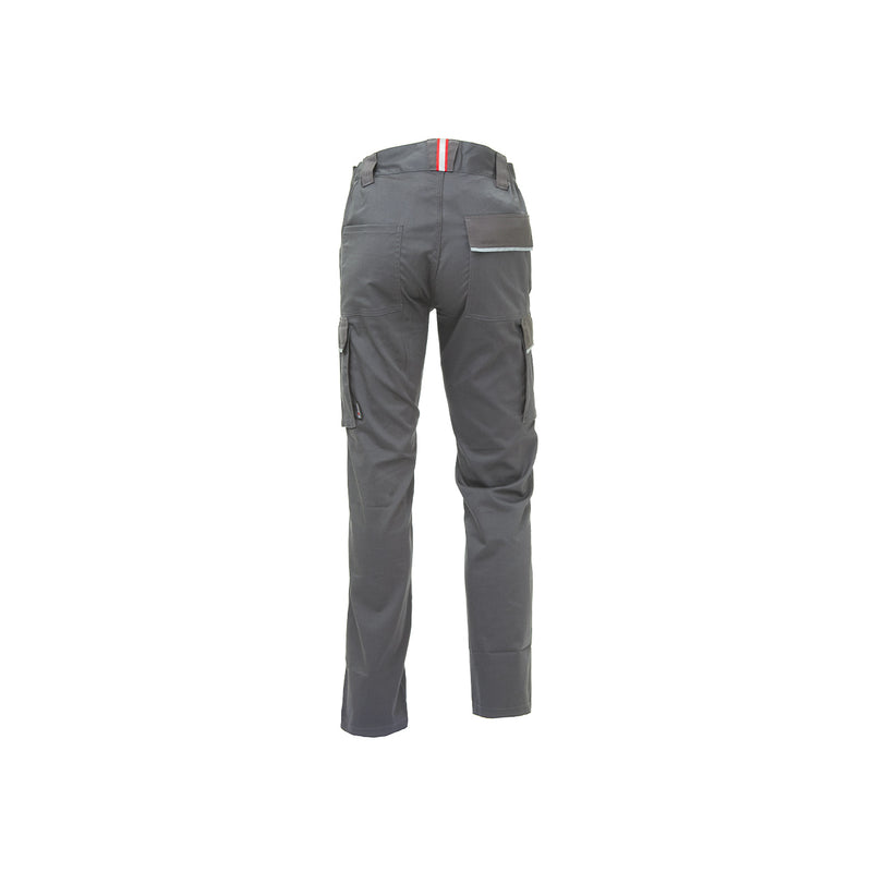 Pantalone da lavoro cargo stretch con tasche grigio Crazy U-Power