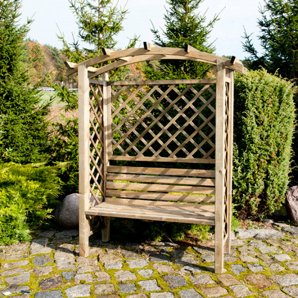 Pergola con panchina e grigliato Nido D'amore Forest