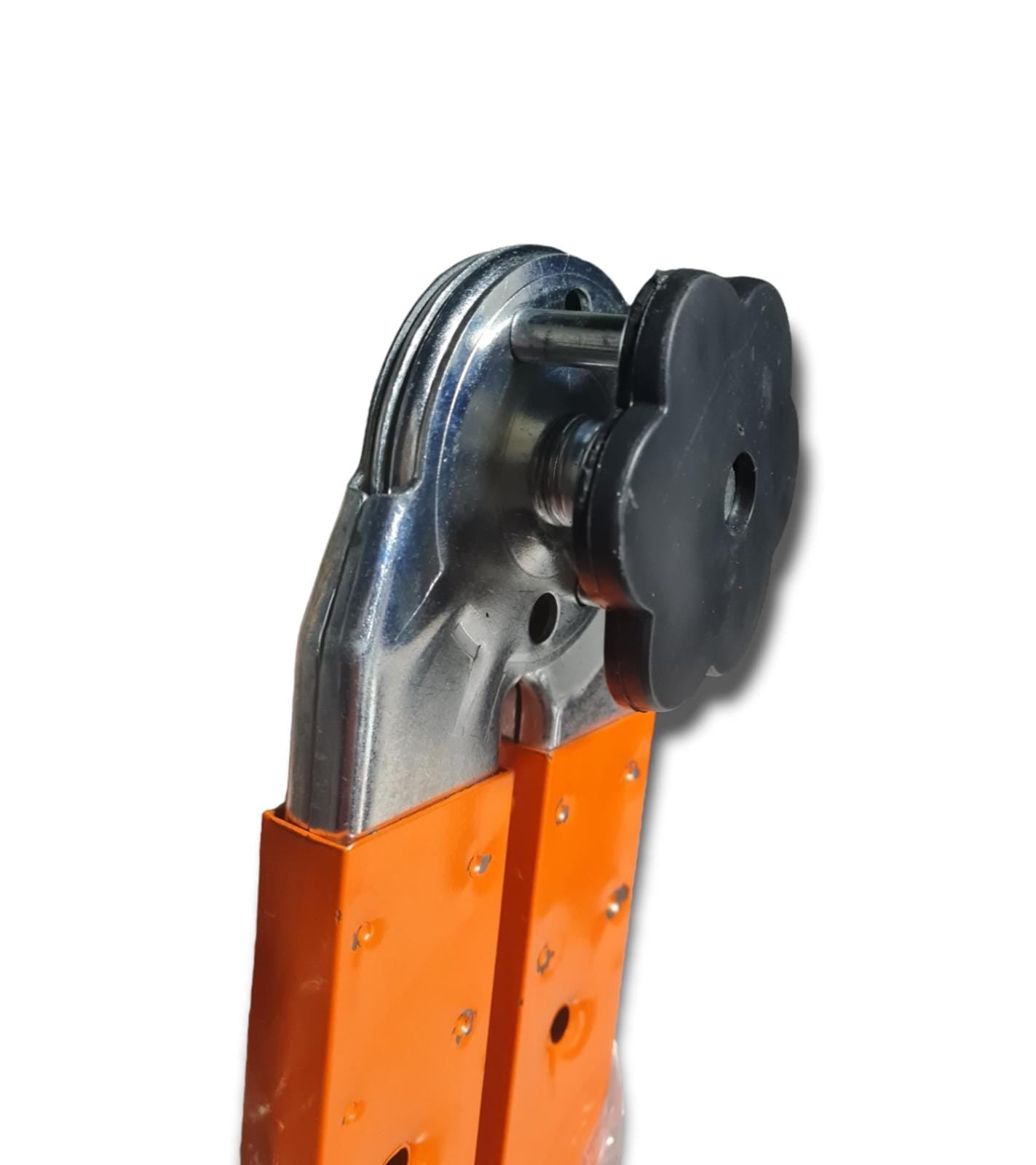 Scala telescopica a cavalletto in acciaio 4+5 gradini multifunzione cm Giraffa Brixo