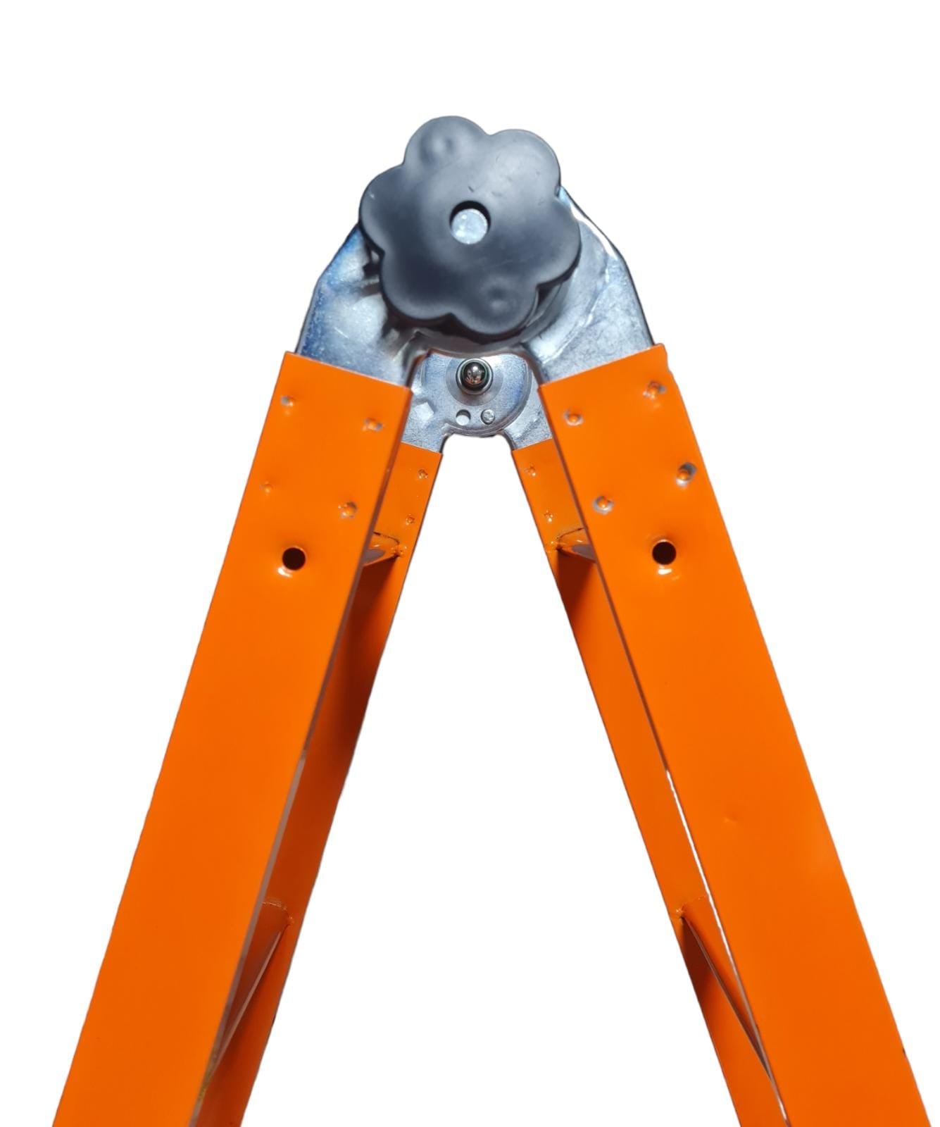 Scala telescopica a cavalletto in acciaio 4+5 gradini multifunzione cm Giraffa Brixo