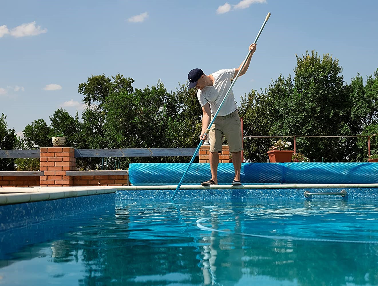 Scopa aspirafango triangolare per pulizia fondo piscina K048CB6 Kokido