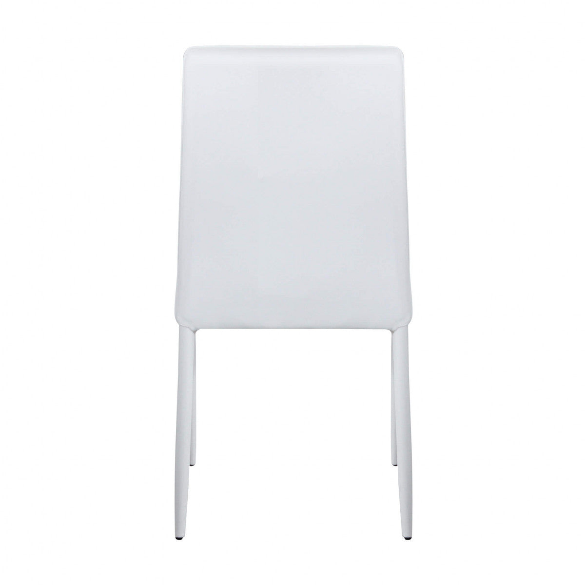 Sedia da pranzo per interni in acciaio ed ecopelle Skin