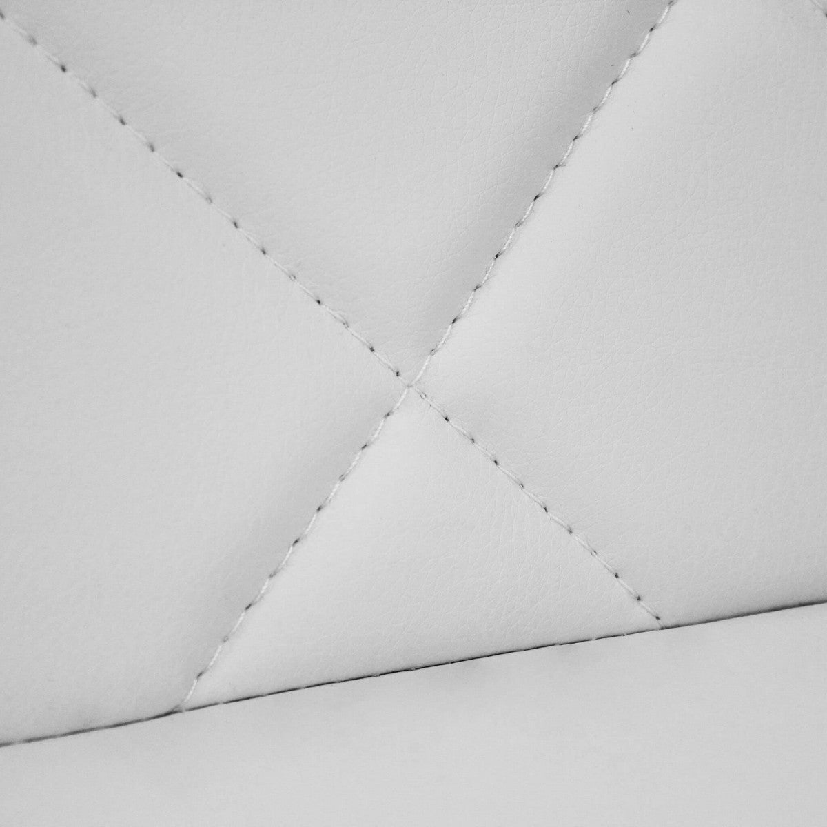 Sedia da pranzo per interni in acciaio ed ecopelle Skin