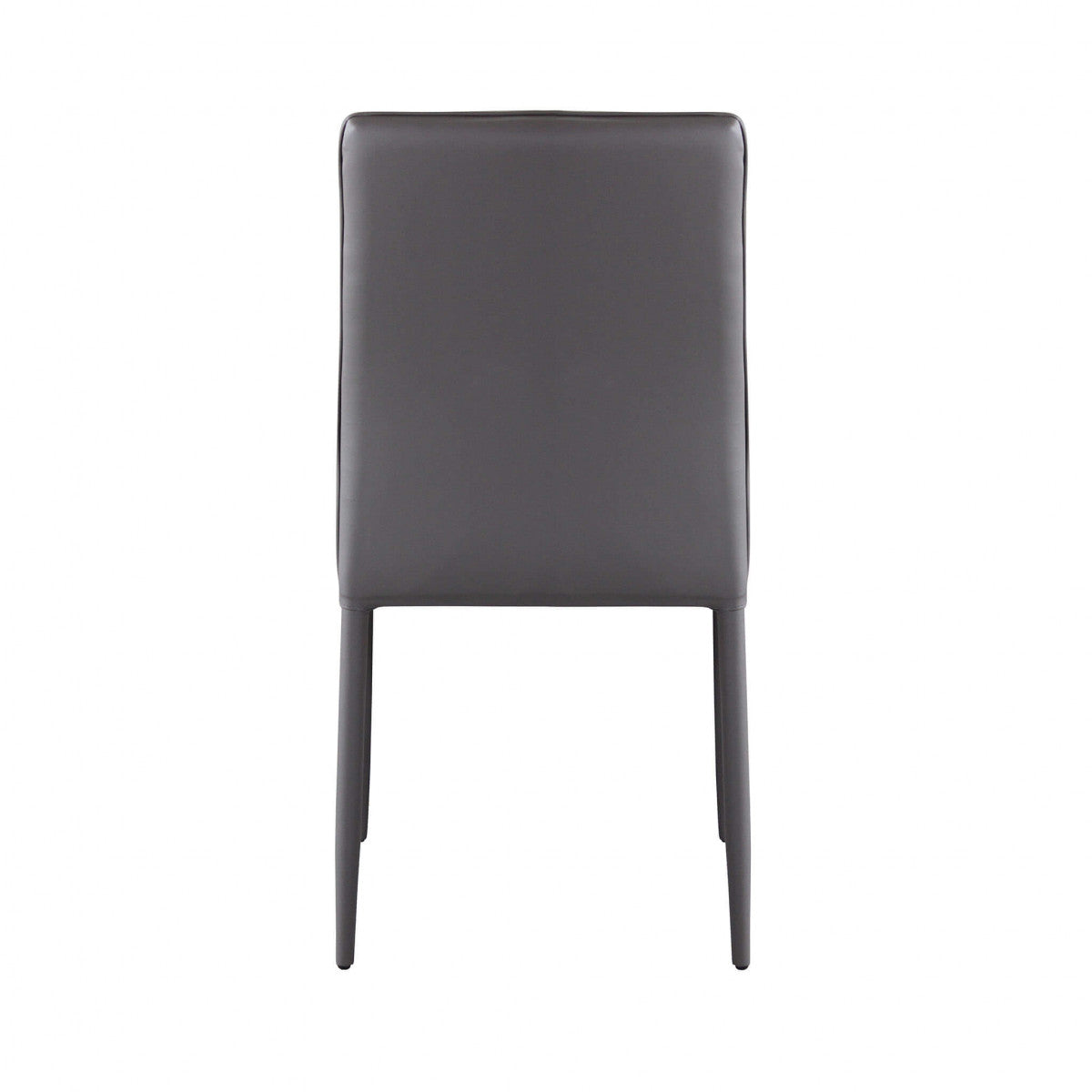 Sedia da pranzo per interni in acciaio ed ecopelle Skin