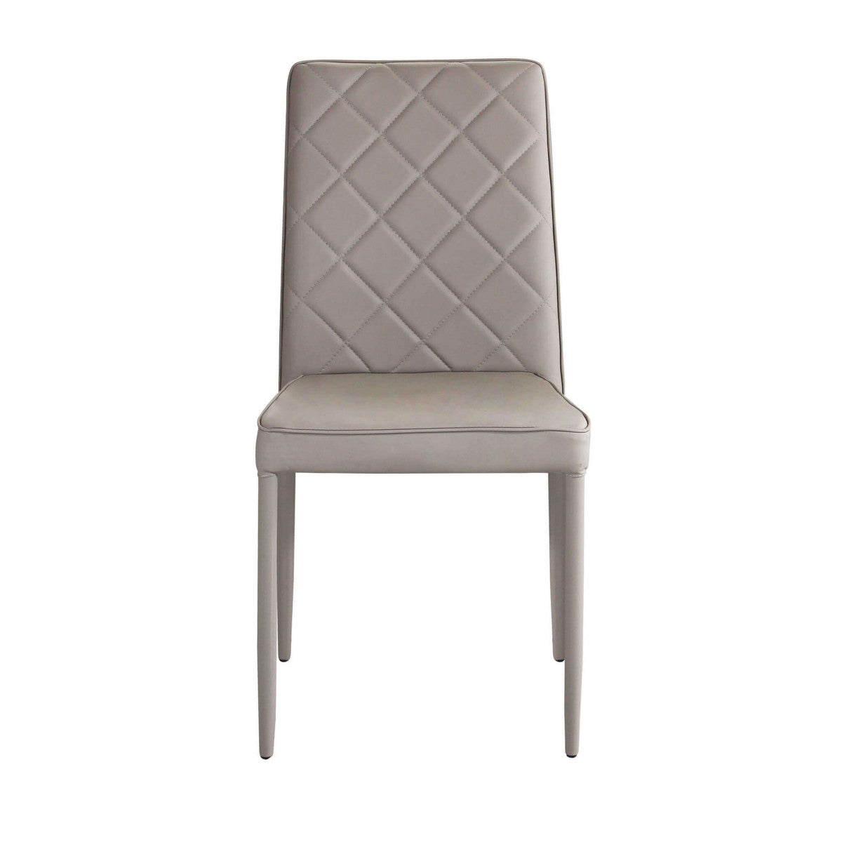 Sedia da pranzo per interni in acciaio ed ecopelle Skin