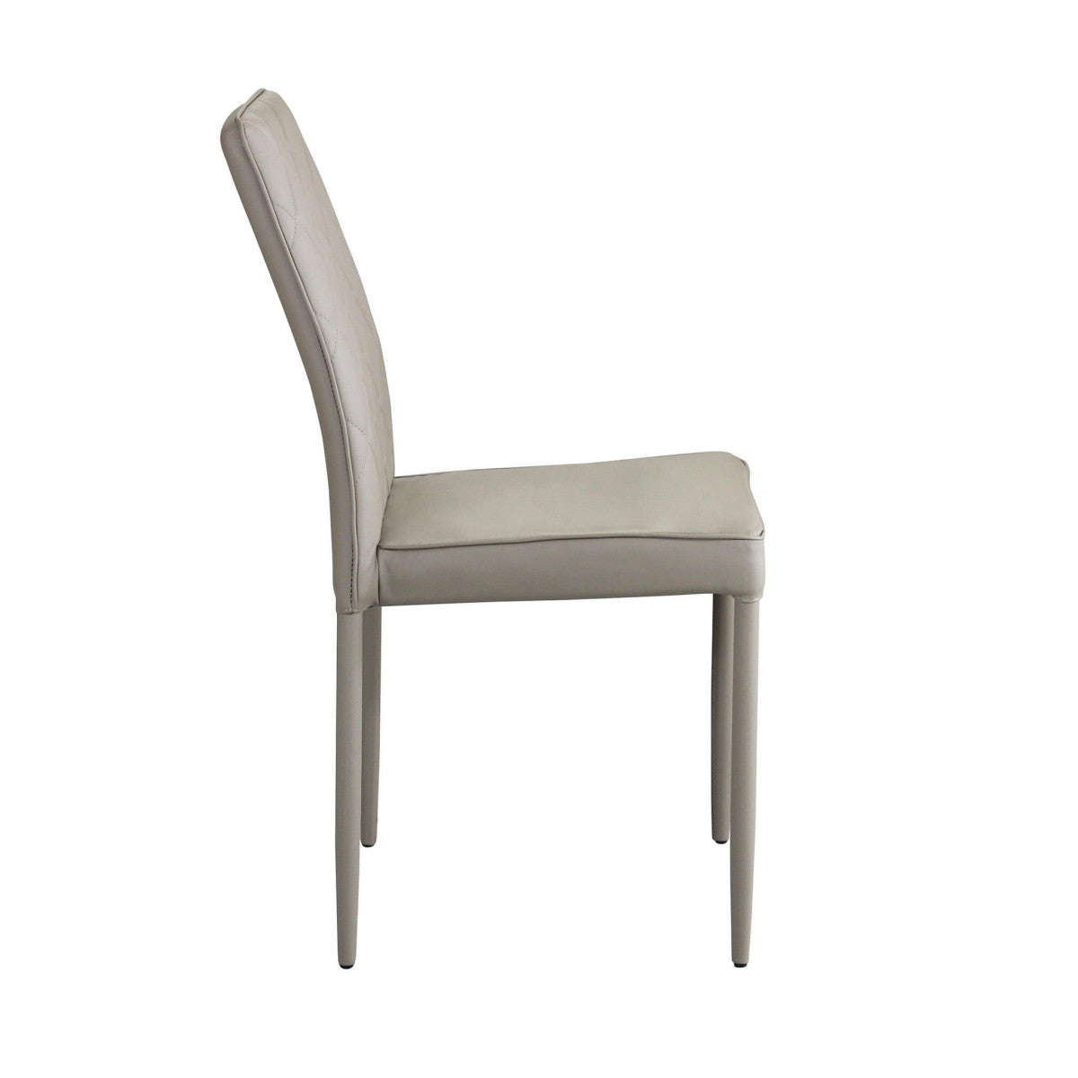 Sedia da pranzo per interni in acciaio ed ecopelle Skin