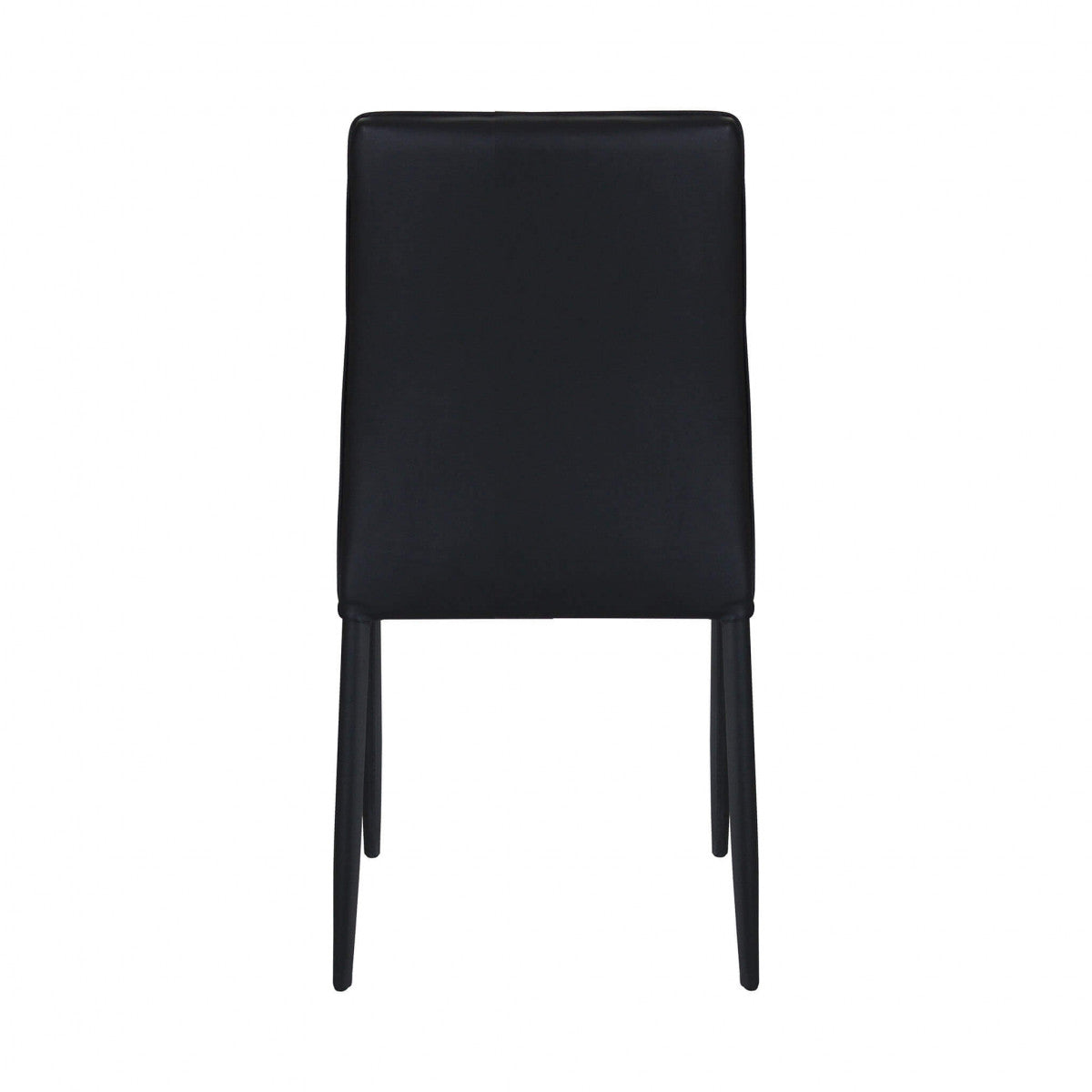 Sedia da pranzo per interni in acciaio ed ecopelle Skin