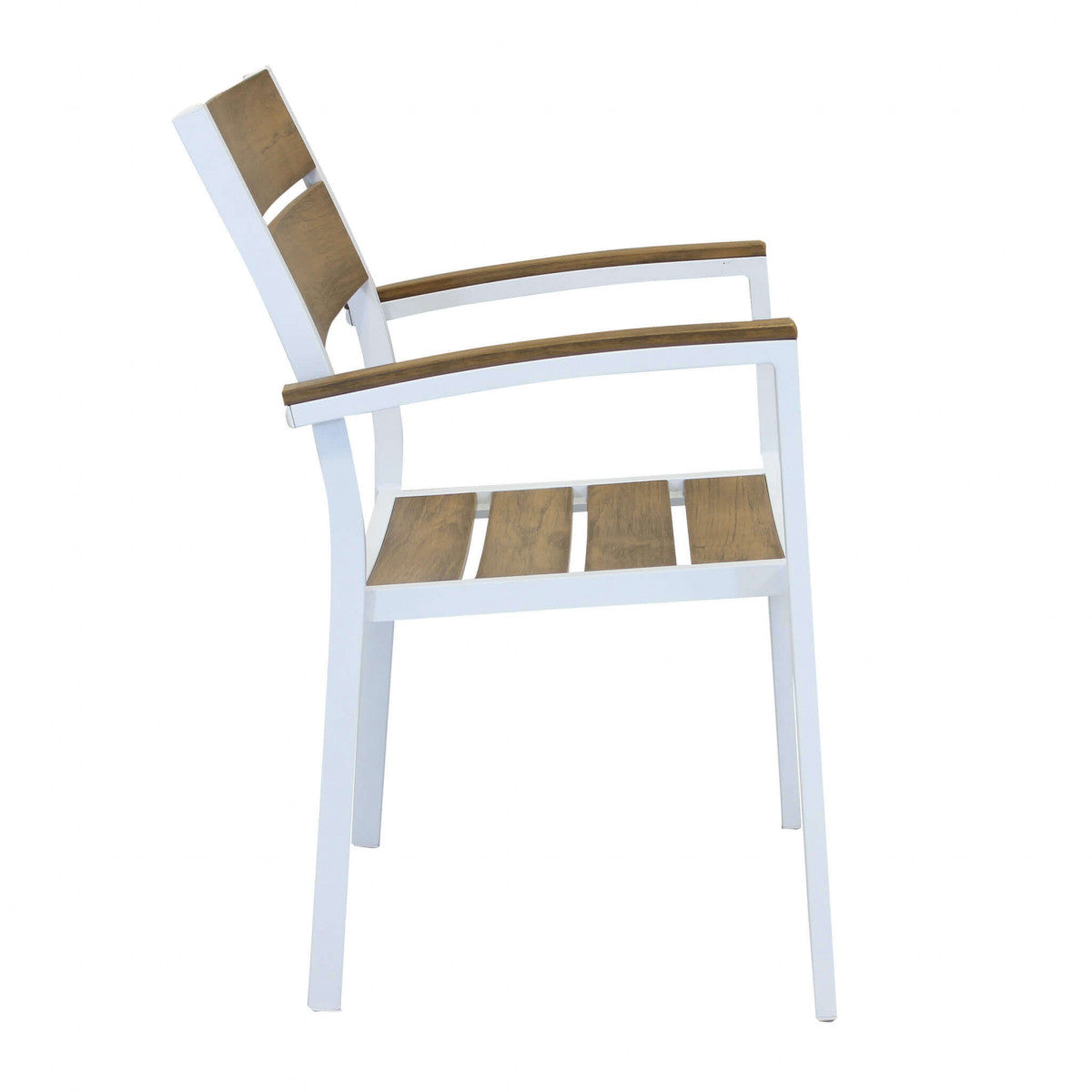 Poltrona sedia in polywood e alluminio ANTARES