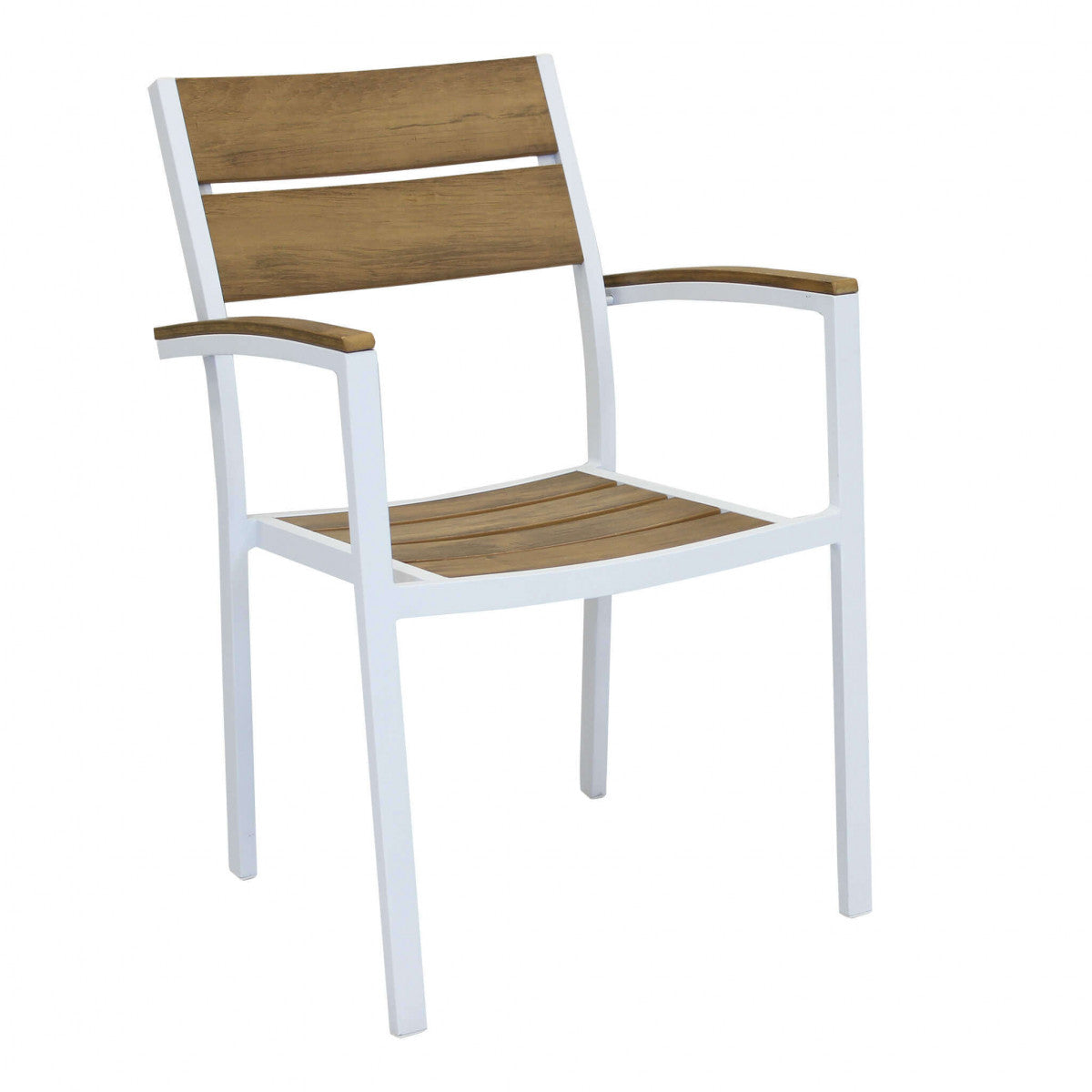 Poltrona sedia in polywood e alluminio ANTARES
