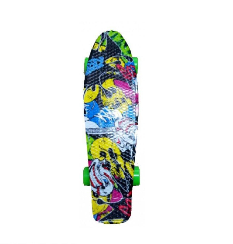 Skateboard 56 cm in polipropilene con truck in alluminio