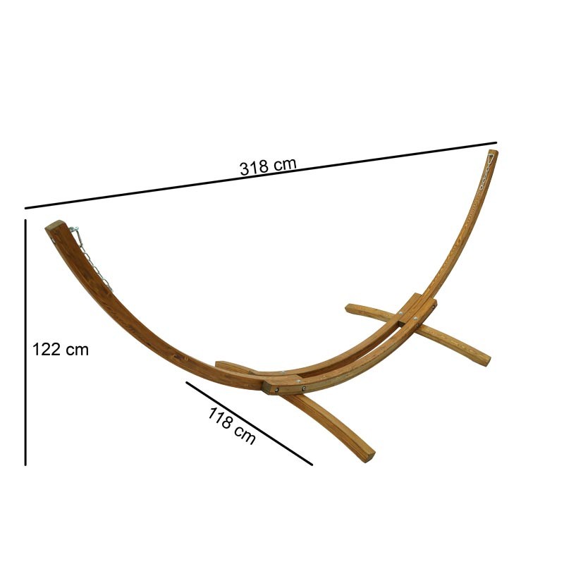 Struttura supporto per amaca in legno Arca