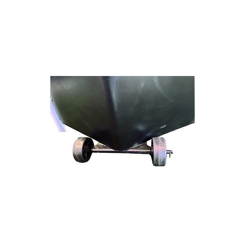 Termopatio stufa piramide esagonale a gas da esterno con ruote Totem Hexagonal Niklas