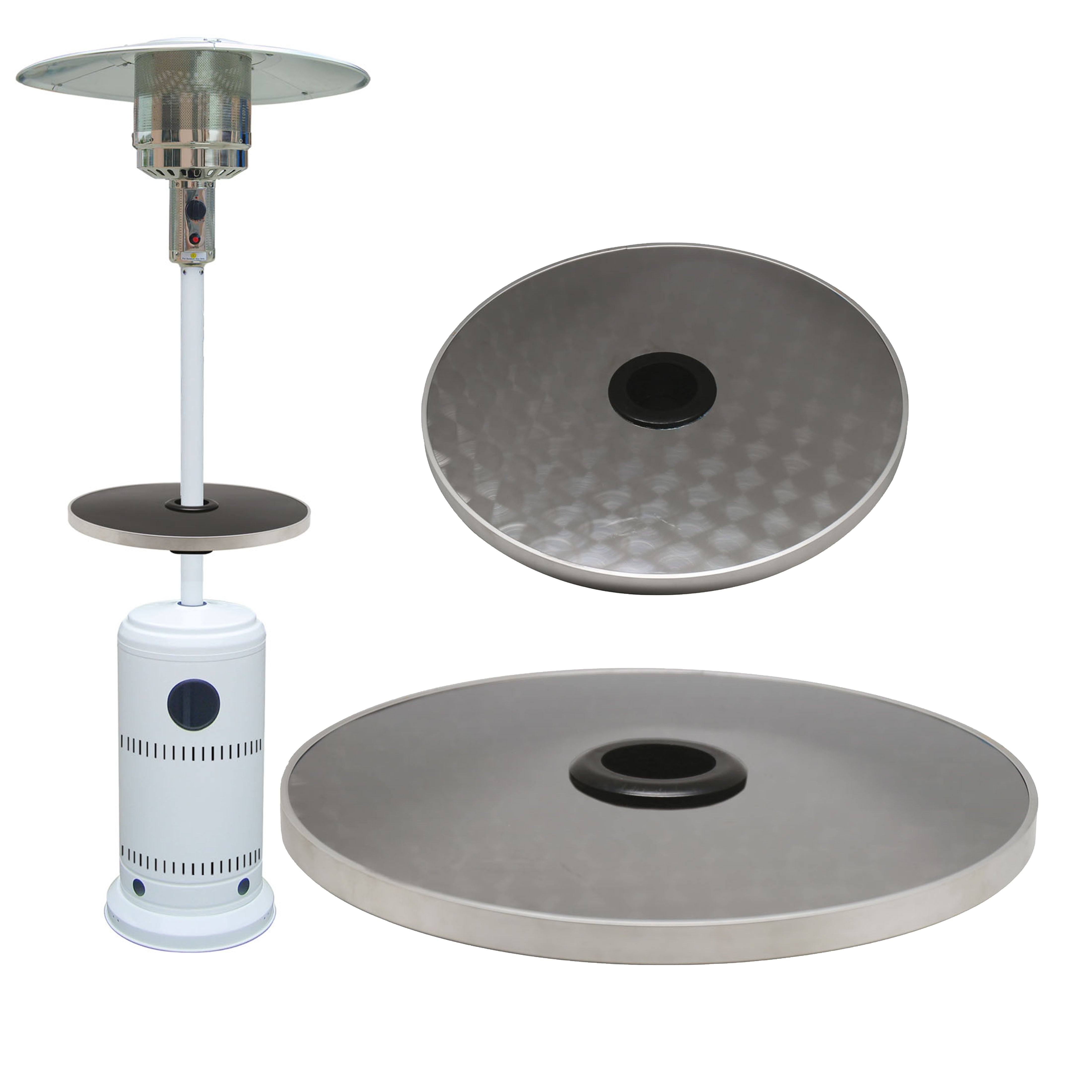 Mensole appoggio vassoio per stufa gas da esterno modello a fungo Niklas